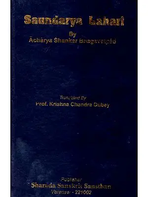Saundarya Lahari by Acharya Shankar Bhagavatpad (An Old and Rare Book)