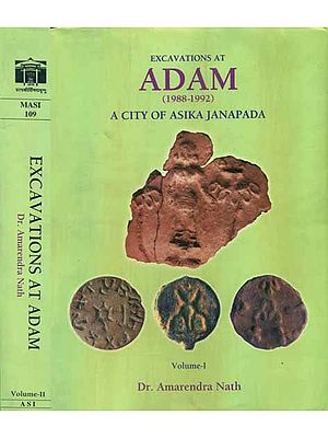 Excavations At Adam - A City of Asika Janapada, 1988-1992 (Old and Rare Books in a Set of 2 Volumes)