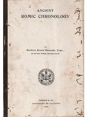 Ancient Romic Chronology (An Old and Rare Book and Pin Holed)