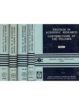 Profiles In Scientific Research Contributions Of The Fellows- An Old Book (Set Of 5 Volumes)