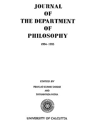 Journal of The Department of Philosophy 1994- 1995