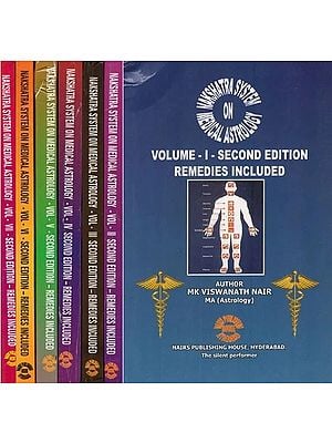 Nakshatra System on Medical Astrology- Second Edition Remedies Included (Set of 6 Volumes)