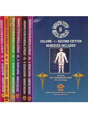 Nakshatra System on Medical Astrology- Second Edition Remedies Included (Set of 5 Volumes)