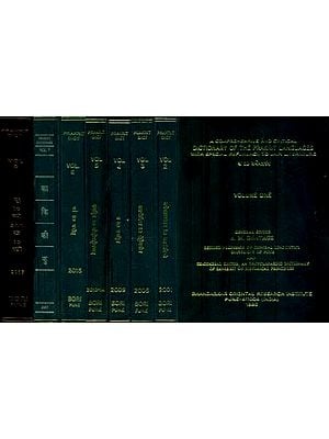 A Comprehensive and Critical Dictionary of The Prakrit Languages with Special Reference to Jain Literature - With Transliteration (Set of 8 Volumes)