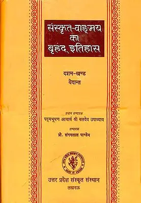 संस्कृत वांग्मय का बृहद् इतिहास (वेदान्त): History of Sanskrit Literature Series (History of Vedanta)