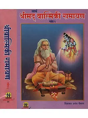 श्रीमद् वाल्मिकी रामायण - Srimad Valmiki Ramayana in Marathi (Set of 2 Volumes)
