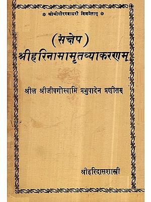 श्रीहरिनामामृतव्याकरणम्- Sri Harinamamrita Vyakaranam (An Old and Rare Book)
