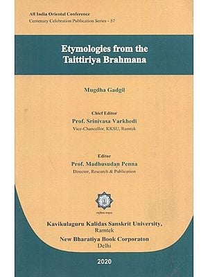 Etymologies From The Traittiriya Brahmana