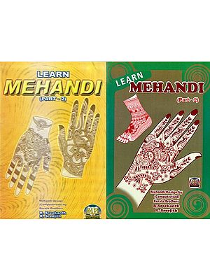 Learn Mehandi- Pictorial Book (Set of 2 Volumes)