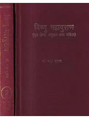 श्रीविष्णु महापुराण: Shree Vishnu Mahapuran in Set of 2 Volumes (An Old & Rare Book)