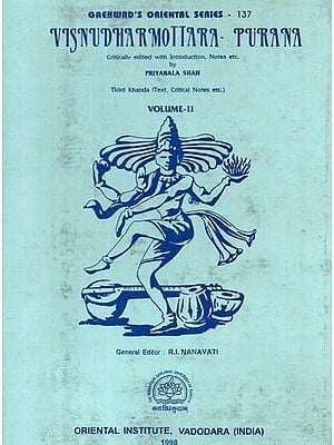Visnudharmottara Purana: A Critical Edition (Third Khanda Vol-II An Old and Rare Book)