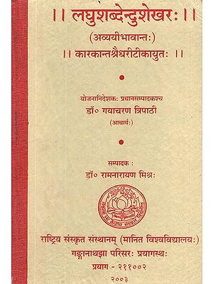 लघुशब्देन्दुशेखरः- Laghu Shabdendu Shekhar- A Work of Ramanuja Vedanta (An Old and Rare Book)
