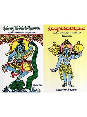 శ్రీమద్భాగవతమహాపురాణం - వ్యాసుడి మూలానికి విధేయంగా సరళవ్యావహారికంలో- Srimad Bhagavata Mahapuranam in a Saralavya varikam Loyal to the Origin of the Article (Set of 2 Volumes in Telugu)