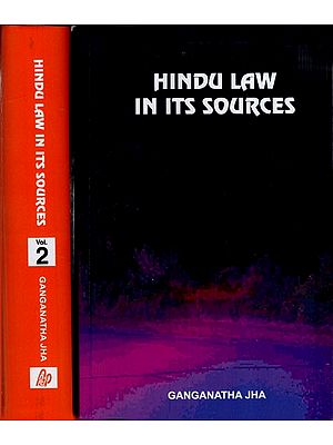 Hindu Law in its Sources (Set of 2 Volumes)