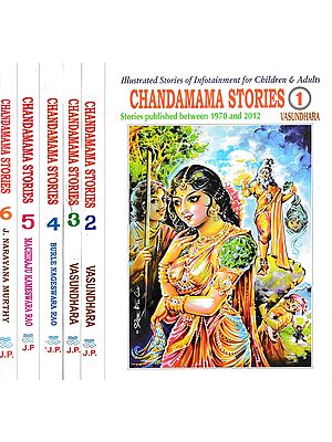 Chandamama Stories- Illustrated Stories of Infotainment for Children & Adults (Set of 3 Volumes)