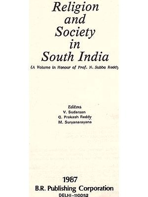 Religion and Society in South India (An Old & Rare Book)