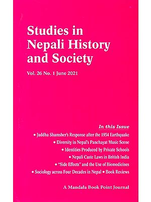 Studies in Nepali History and Society (Vol. 26 No. 1 June 2021)