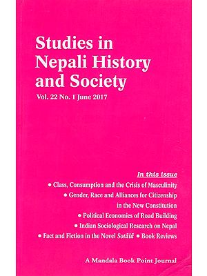 Studies in Nepali History and Society (Vol. 22 No. 1 June 2017)
