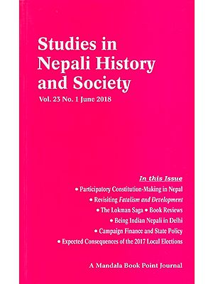 Studies in Nepali History and Society (Vol. 23 No. 1 June 2018)