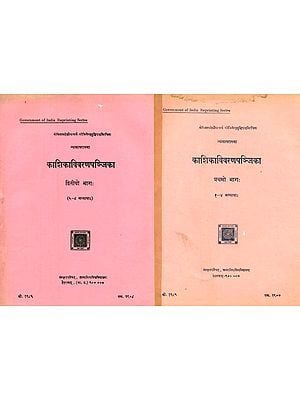 न्यासापराख्या काशिकाविवरण पञ्जिका- Nyasa Kasika  Vivarana Panjika: A Commentary on Kasika (An Old and Rare Book in Set of 2 Volumes)