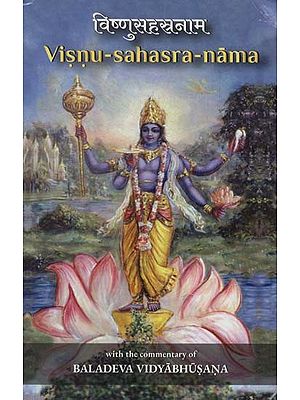 विष्णुसहस्रनाम: Vishnu Sahasranama with the Commentary Namartha Sudha The Nectar of the Meanings of the Holy Names of Baladeva Vidyabhusana