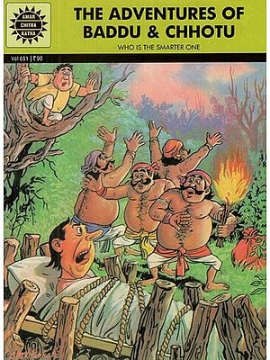 The Adventures of Baddu and Chhotu- Who is The Smarter One (Comic Book) |  Exotic India Art