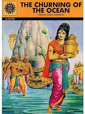 The Churning of The Ocean- Vishnu Saves Creation (Comic Book)