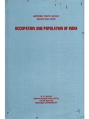 Occupation and Population of India (An Old and Rare Book with Pinholed)
