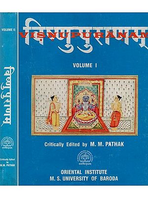 विष्णुपुराणम्- The Critical Edition of Vishnupuranam in Set of 2 Volumes (An Old and Rare Book)