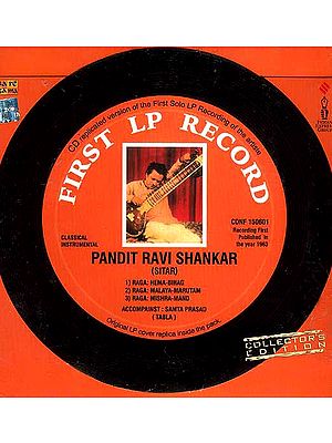 First LP Record of Pandit Ravi Shankar (Classical Instrumental) (Audio CD)