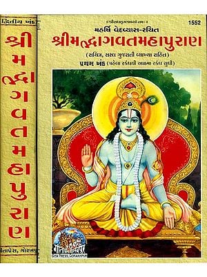 શ્રીમદ્ભાગવત મહાપુરાણ: Srimad Bhagavat Mahapurana in Gujarati (Set of 2 Volumes)