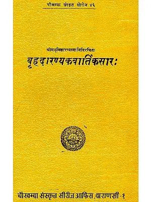 बृहदारण्यकवार्तिकसार: Brhadaranyakavartikasara of Vidyaranya Swami