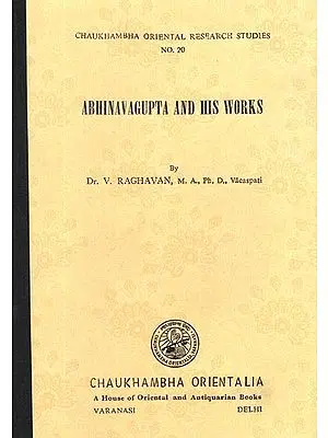 Abhinavagupta and His Works- Photo Copy (An Old Book)