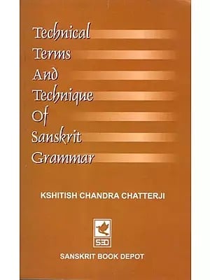 Technical Terms And Technique Of Sanskrit Grammar