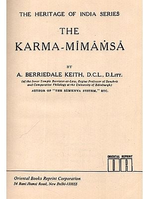 The Karma-Mimamsa
