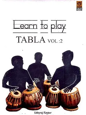 Learn to Play Tabla Vol: 2 (In English) (DVD Video)