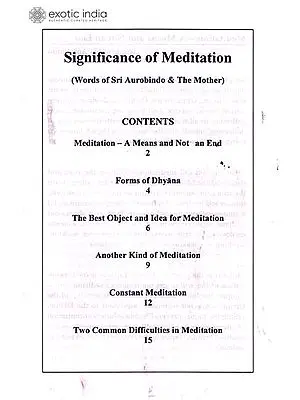 Significance of Meditation