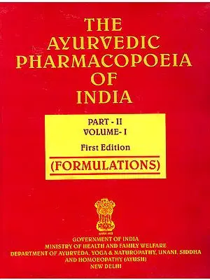 The Ayurvedic Pharmacopoeia of India (Part-II, Volume-I) Formulations