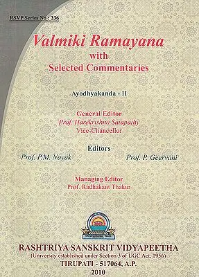 Valmiki Ramayana : Ayodhyakanda Volume-II ((With Sanskrit Text, Roman Transliteration, Word-to-Word Meaning and English Translation))