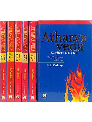 Atharva Veda (Sanskrit Text, English Translation and Explanaotry Notes) (Set of 6 Volumes)