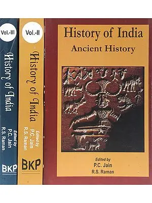 History of India: Ancient, Medieval and Modern History (Set of 3 Volumes)