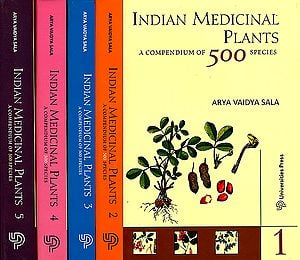 Indian Medicinal Plants: A Compendium of 500 Species (Set of 5 Volumes)