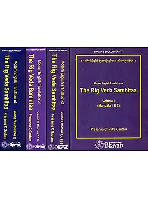 Modern English Translation of The Rig Veda Samhitaa (Set of 4 Volumes)