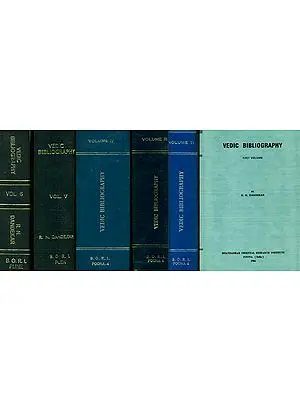 Vedic Bibliography - An Old and Rare Book (Set of 6 Volumes)