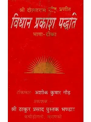 विधान प्रकाश पद्धति: How to Worship Different Gods (An Old Book)