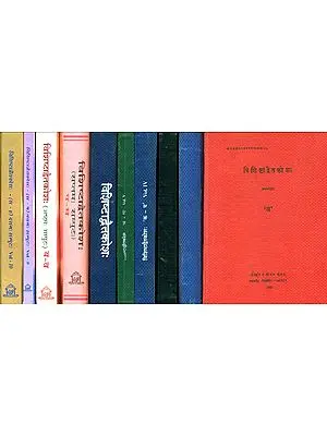 विशिष्टाद्वैतकोश: Visistadvaita Kosha - An Old and Rare with Pin Hole Book (Set of Ten Volumes)