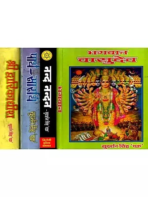 श्रीकृष्ण (जीवन और परिचय): The Life of Krishna - Bhagawan Vasudev, Nandnandan, Parth-Sarthi and Shri Dwarikadishi  (Set of 4 Volumes)