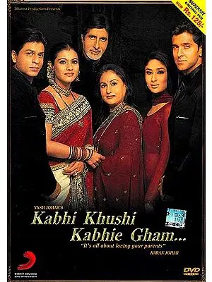 Sometimes Happiness Sometimes Pain…..“It’s All About Loving Your Parents” (Hindi Film DVD with English Subtitles) (Kabhi Khushi Kabhie Gham)