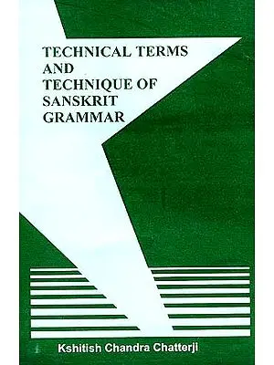 Technical Terms And Technique Of Sanskrit Grammar