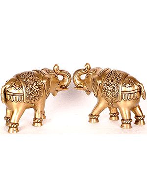 Decorated Elephants